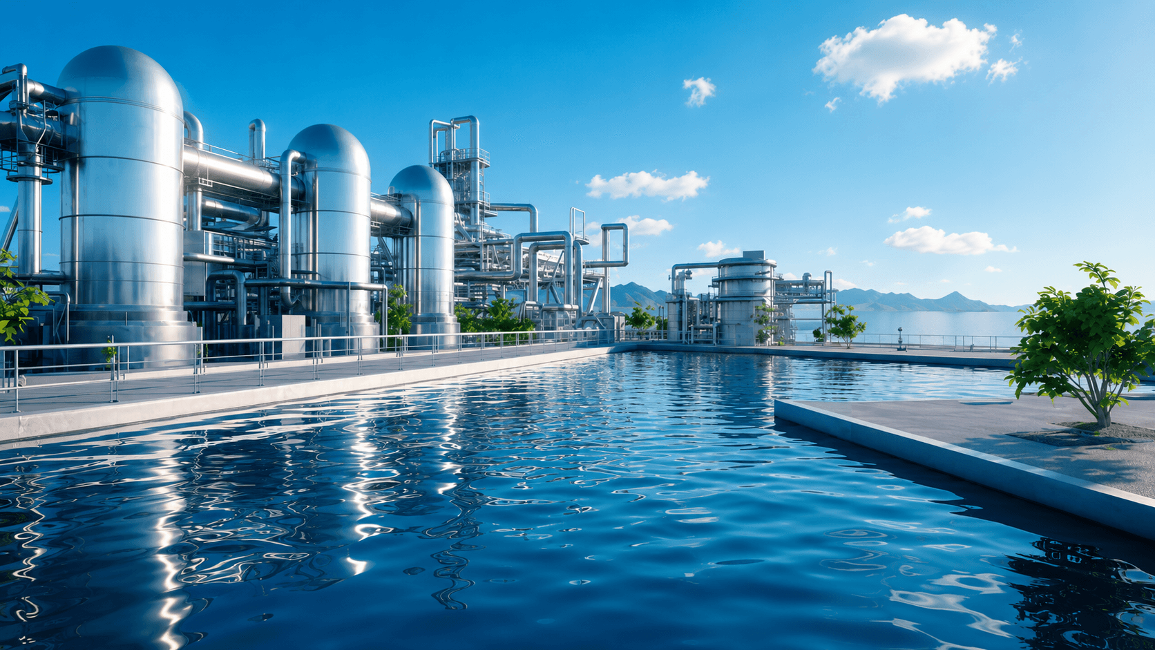 Desalination and water infrastructure facility